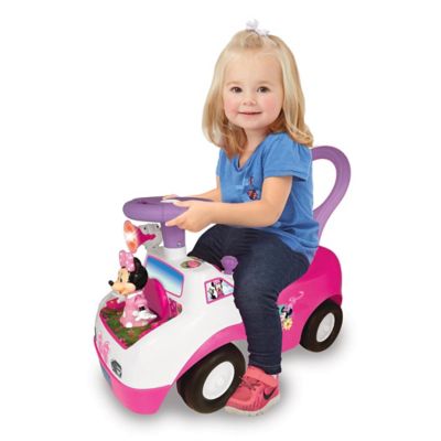 Image showing  Disney Minnie Mouse Dancing Light and Sound Activity Indoor Ride-On Toy