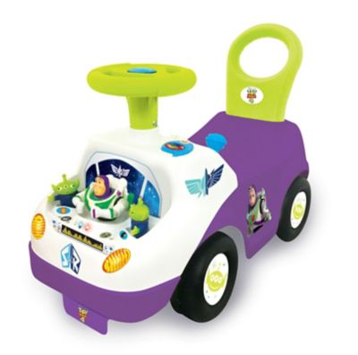 Kiddieland Unisex Disney Toy Story 4 Buzz Lightyear My First Buzz Light and Sound Activity Ride-On Toy, 50 lb. Capacity