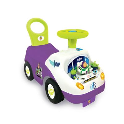 Image showing  Unisex Disney Toy Story 4 Buzz Lightyear My First Buzz Light and Sound Activity Ride-On Toy, 50 lb. Capacity