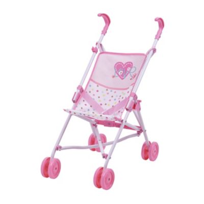 Precious Toys Jogger Hot Pink Doll Stroller Black Foam Handles & Frame 0129a for sale online 