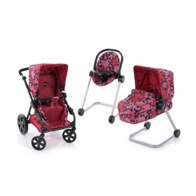 stroller and doll set