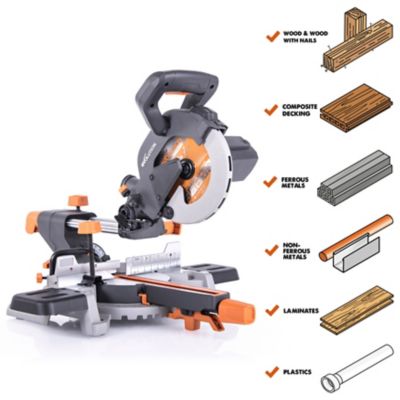 Evolution 10a 7 1 4 In Sliding Compound Miter Saw R185sms At Tractor Supply Co