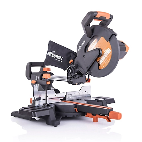 Evolution R255SMS+ 15A 10 in. Single Bevel Sliding Compound Corded Miter Saw