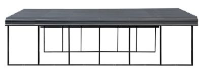 Image showing 9 th Arrow 20 ft. x 29 ft. Carport Charcoal