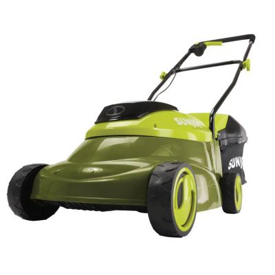 Image showing 5 th Sun Joe 14 in. 24V Cordless Electric iON+ Brushless Push Lawn Mower Kit