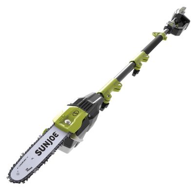 Sun Joe 10 in. 100V Cordless iONPRO Modular Pole Chainsaw, Extends up to 8.9 ft.