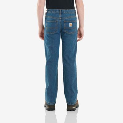 Image showing  Boys Stretch Fit Mid-Rise Denim 5-Pocket Jeans