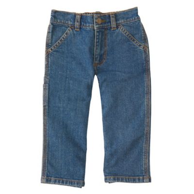 Carhartt Baby Boys' Washed Denim Dungaree Jeans