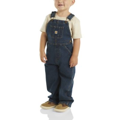 Image showing  Baby Boys' Washed Denim Bib Overalls