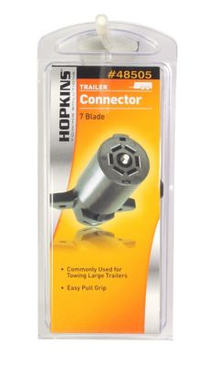 Image showing  7-RV Blade Plastic Connector with Trailer Side Plug