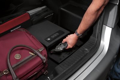 Image showing  1 Gun 0.22 cu. ft. Electronic/Keypad Lock Quick Access Pistol Safe