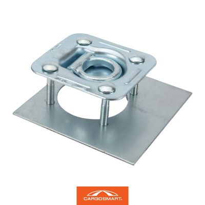 Image showing  Heavy-Duty Bolt-On Recessed-Mount D-Ring with Back Plate