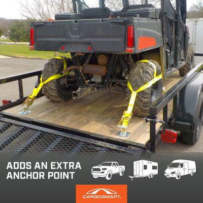 Image showing 7 th CargoSmart Heavy-Duty Bolt-On Recessed-Mount D-Ring with Back Plate