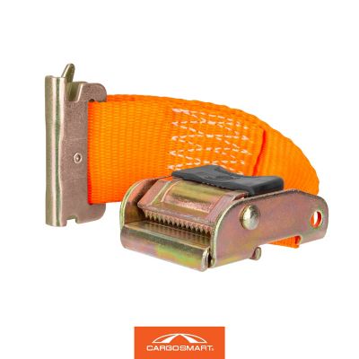 Image showing  2 in. x 12 ft. Cambuckle Ratchet Tie Down Strap for E-Track and X-Track, 2,000 lb. Capacity