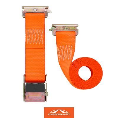 Image showing  2 in. x 12 ft. Cambuckle Ratchet Tie Down Strap for E-Track and X-Track, 2,000 lb. Capacity