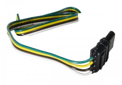 Image showing  4-Wire Flat Vehicle Side Connector