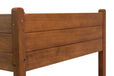 Image showing  Garden Wizard Eucalyptus Garden Bed GW-EUC3X3-RED