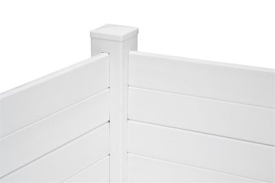 Image showing  Garden Wizard Classic White Raised Garden Bed