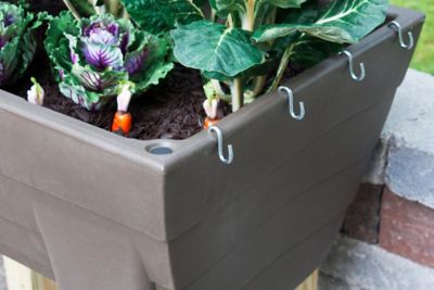 Image showing 7 th Good Ideas Garden Wizard Ele Garden Bed Oak GW-ELG5CF-OAK