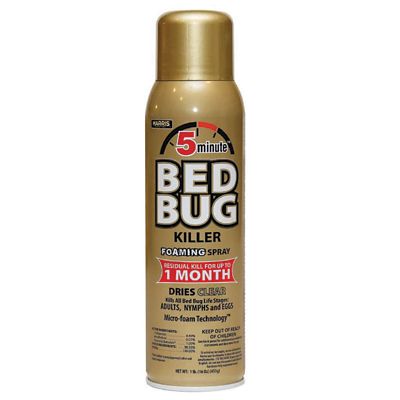 Harris 16 oz. 5-Minute Bed Bug Killer Foaming Aerosol Spray