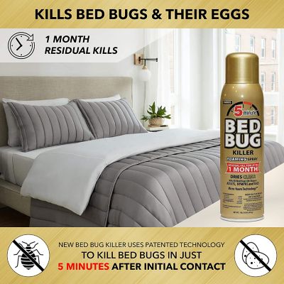 Image showing  16 oz. 5-Minute Bed Bug Killer Foaming Aerosol Spray