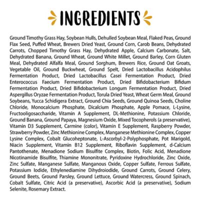 Image showing 6 th Sunseed Vita Prima Complete Nutrition Pelleted Adult Rabbit Food, 8 lb. Bag