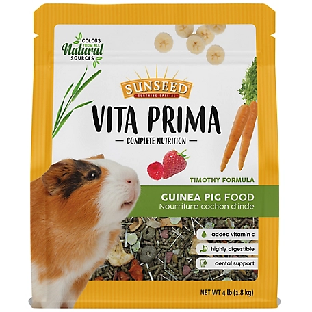 Sunseed Vita Prima Complete Nutrition Guinea Pig Food, 4 lb.