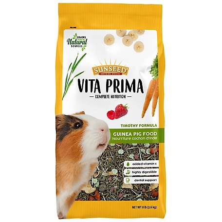 Sunseed Vita Prima Complete Nutrition Guinea Pig Food, 8 lb.