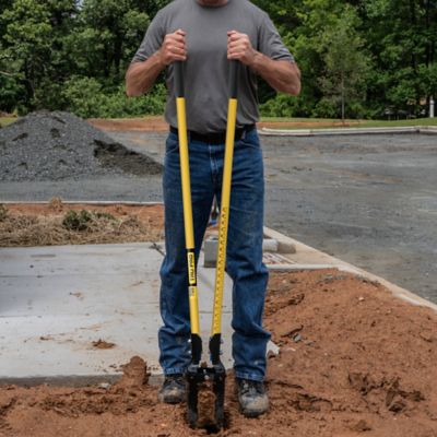 Image showing  48 in. Fiberglass Handle Tru Pro Hercules Pattern FBG Post Hole Digger