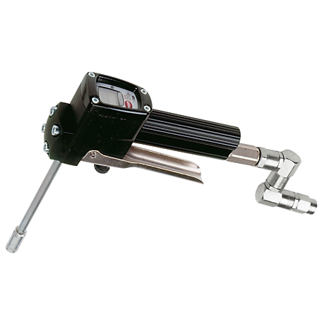 Liquidynamics Battery Operated LG-100-ZR Grease Meter with Z-Swivel and Rigid Spout