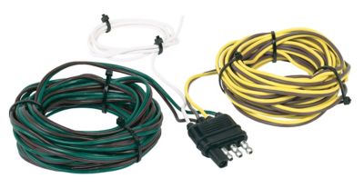 Hopkins Towing Solutions 4-Wire Flat Y-Harness Wiring Kit, 20 ft.