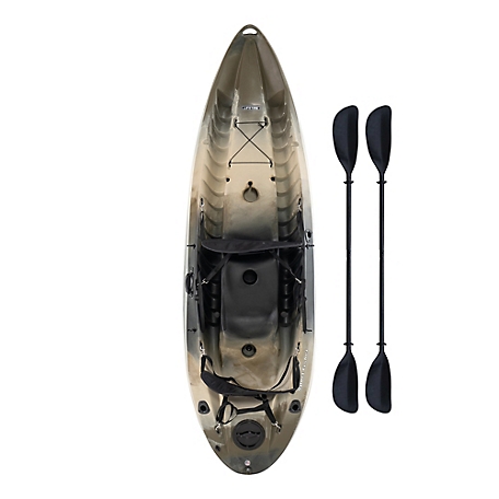 Lifetime 10 ft. Angler Sport Fishing Kayak, Paddle Included at
