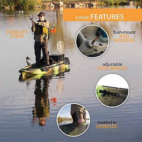 Lifetime 11 ft. 8 in. Stealth Pro Angler Fishing Kayak at Tractor