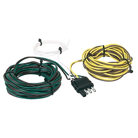 Hopkins Towing Solutions 4-Wire Flat Y-Harness Wiring Kit, 20 ft.