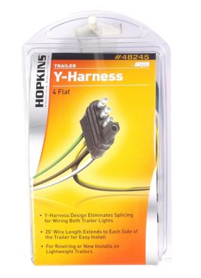 Image showing  4-Wire Flat Y-Harness Wiring Kit, 20 ft.