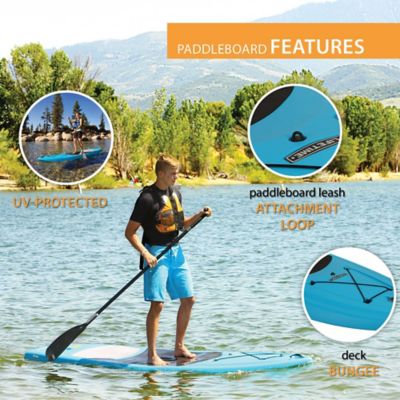 Image showing  11 ft. Amped Stand-Up Paddle Board, Glacier Blue