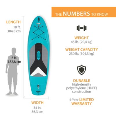 Image showing  Horizon 10 ft. Stand-Up Paddleboard, Teal