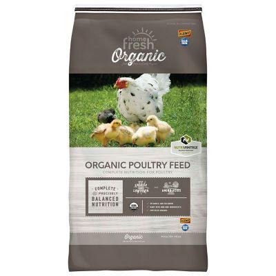 Blue Seal Home Fresh Organic Starter Broil Crumbled Poultry Feed, 40 lb. Bag