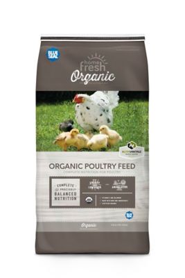 Blue Seal Home Fresh Organic Grower Crumbled Chicken Feed, 40 lb. Bag