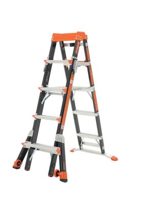 Little Giant 5 ft. 1.5 in. 375 lb. Capacity Select Step 5-8 Fiber Glass Stepladder, Type IAA