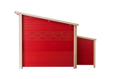 Image showing 5 th New Age Pet ecoFLEX Jumbo Fontana Chicken Barn, Red