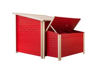 Image showing 6 th New Age Pet ecoFLEX Jumbo Fontana Chicken Barn, Red