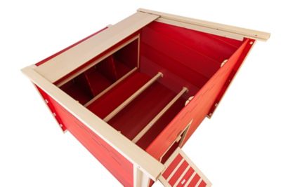 Image showing 8 th New Age Pet ecoFLEX Jumbo Fontana Chicken Barn, Red