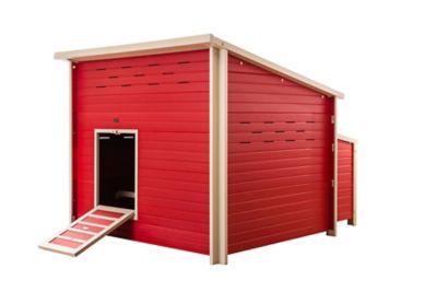 Image showing 9 th New Age Pet ecoFLEX Jumbo Fontana Chicken Barn, Red
