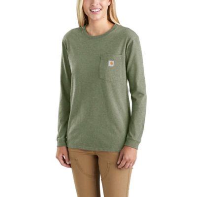 Carhartt Women's Long-Sleeve Workwear Pocket T-Shirt Best long sleeve shirt!