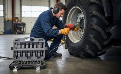 Image showing 7 th GEARWRENCH 3/8 in. Drive SAE/Metric Impact Socket Set, 44 pc.