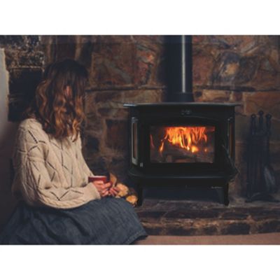Buck Stove Model 91 Wood Stove Fireplace Insert with Black Door, 3,200 sq.  ft. at Tractor Supply Co.