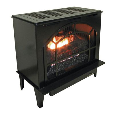 Image showing 4 th Buck Stove Townsend II Steel-Body Stove with Black Finish - Natural Gas