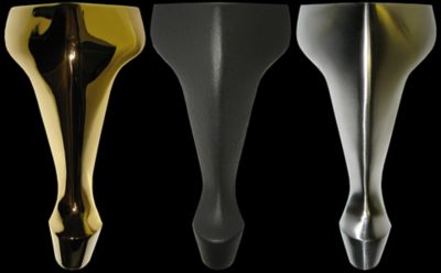 Image showing  Large Queen Anne Pewter Legs