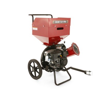 Country Pro 3 in. Diameter 196cc Gas Chipper Shredder, 196cc Kohler Engine, Self Feeding with Ergonomic Handle Position